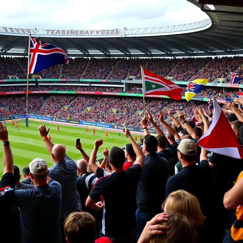 韦德体育官方网站-塔斯马尼亚联球迷现场助威，球队士气高涨